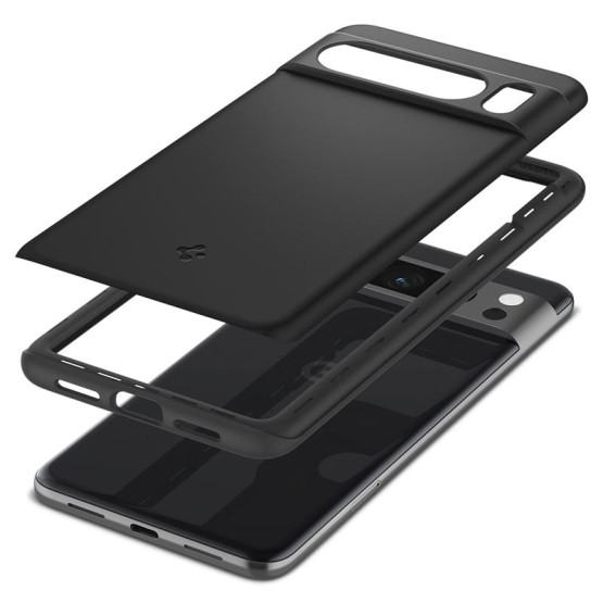 Гръб Spigen Thin Fit за Google Pixel 8 Pro - Черен