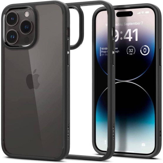 Гръб Spigen Ultra Hybrid за iPhone 14 Pro Max - Черен