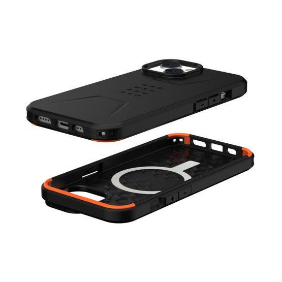 Гръб UAG Civilian MagSafe за iPhone 14 - Черен