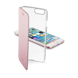Калъф Cellularline CLEARBOOK за Iphone 7/8 - Розов