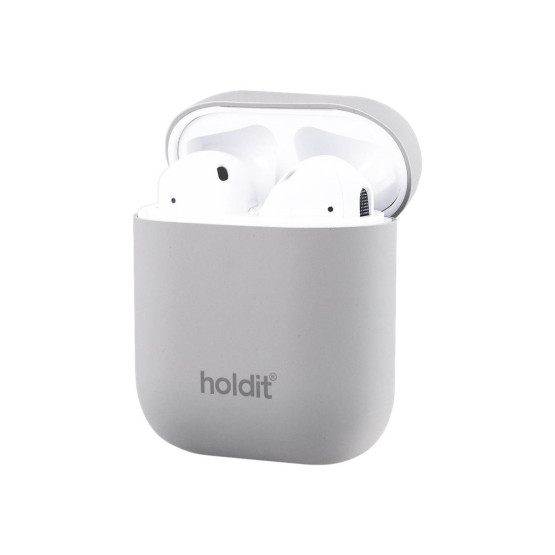 Kaлъф Holdit Silicone Case за AirPods 1/2 - Сив
