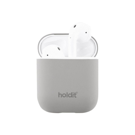 Kaлъф Holdit Silicone Case за AirPods 1/2 - Сив