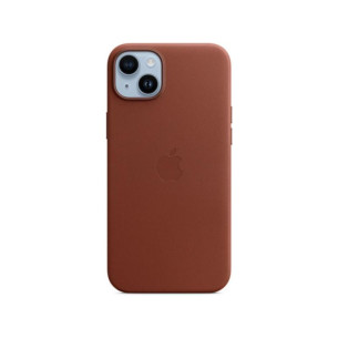 Оригинален гръб Apple Leather Magsafe Cover за iPhone 14 Plus - Кафяв, MPPD3ZM/A
