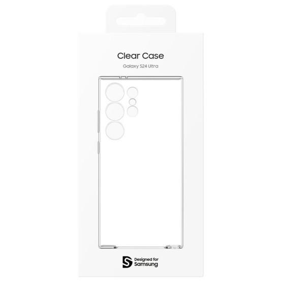 Оригинален гръб Samsung Clear Cover за Galaxy S24 Ultra - Прозрачен, GP-FPS928SAA