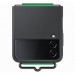 Оригинален гръб Samsung Silicone Cover with Strap за Samsung Galaxy Z Flip 4 - Черен, EF-GF721TBE