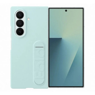 Оригинален гръб Samsung Silicone Cover за Galaxy Z Fold 7 - Light Cyan, EF-MF966CME