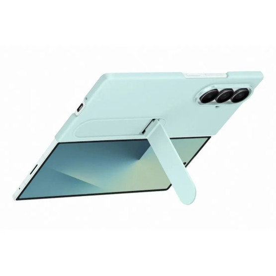 Оригинален гръб Samsung Silicone Cover за Galaxy Z Fold 7 - Light Cyan, EF-MF966CME
