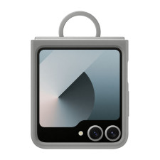 Оригинален гръб Samsung за Galaxy Z Flip 6, Silicone Cover with Ring, Сив, EF-PF741TJE