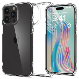 Spigen Ultra Hybrid за iPhone 15 Pro Max - Прозрачен