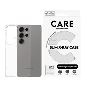 Гръб Care by PanzerGlass за Samsung Galaxy S25 Ultra , Fashionable, X-Ray, Soft Basic , Прозрачен