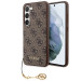 Гръб Guess 4G Charms Case за Samsung Galaxy S24 - Кафяв