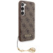 Гръб Guess 4G Charms Case за Samsung Galaxy S24 - Кафяв