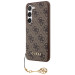 Гръб Guess 4G Charms Case за Samsung Galaxy S24 - Кафяв