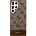 Гръб Guess 4G Stripe Case за Samsung Galaxy S24 Ultra - Кафяв