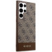 Гръб Guess 4G Stripe Case за Samsung Galaxy S24 Ultra - Кафяв