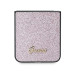 Гръб Guess PC/TPU Glitter Flakes Metal Logo Case за Samsung Galaxy Z Flip 6 - Розов