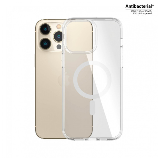 Гръб HardCase PanzerGlass, MagSafe за Apple Iphone 14 Pro Max , Antibacterial - Прозрачен