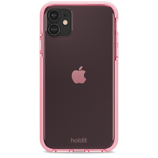 Гръб Holdit Seethru Case за iPhone 11/XR - Розов