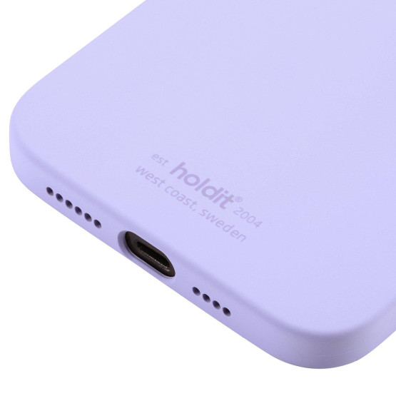 Гръб Holdit Silicone Case за iPhone 12 Pro Max - Лилав