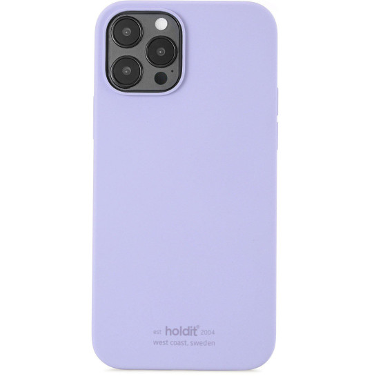Гръб Holdit Silicone Case за iPhone 12 Pro Max - Лилав