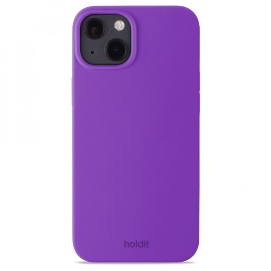 Гръб Holdit Silicone Case за iPhone 13/14 - Тъмно Лилав