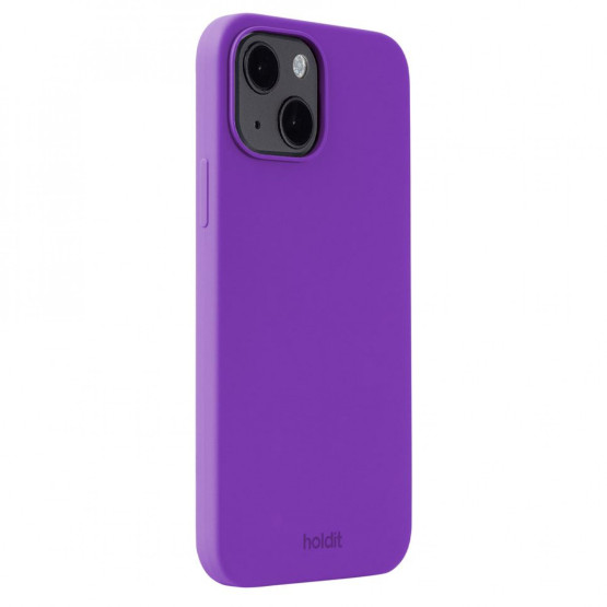 Гръб Holdit Silicone Case за iPhone 13/14 - Тъмно Лилав
