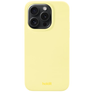 Гръб Holdit Silicone Case за iPhone 14 Pro - Lemonade