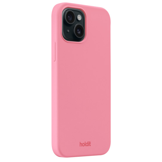Гръб Holdit Silicone Case за iPhone 15 - Rouge Pink