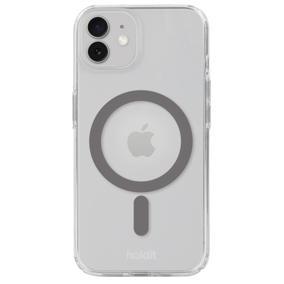 Гръб Holdit за iPhone 12/12 Pro, MagSafe Case - Сив