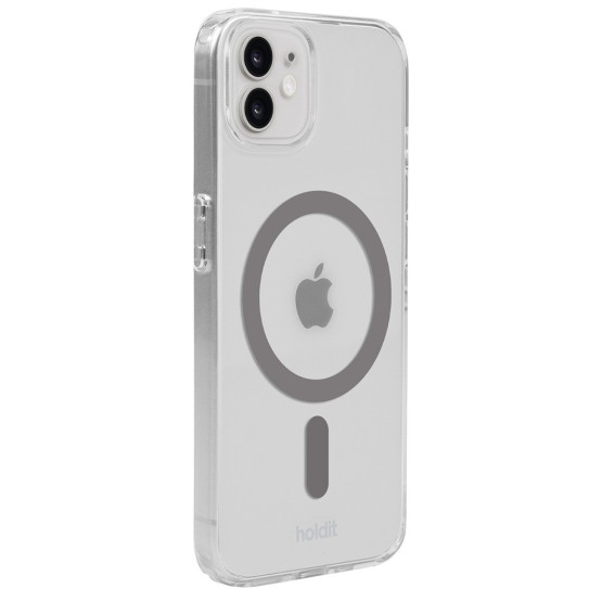 Гръб Holdit за iPhone 12/12 Pro, MagSafe Case - Сив