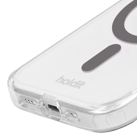 Гръб Holdit за iPhone 12/12 Pro, MagSafe Case - Сив