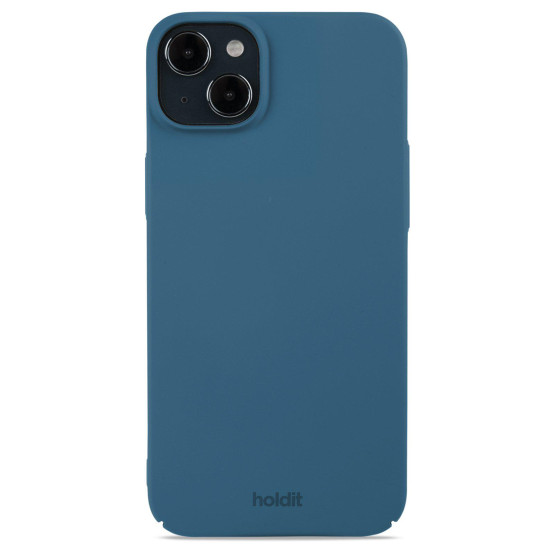 Гръб Holdit за iphone 15 Plus, Slim Case, Син