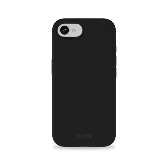 Гръб Holdit за iPhone 16e, Silicone Case ,Черен