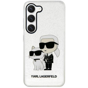 Гръб Karl Lagerfeld IML Glitter Karl and Choupette NFT Case за Samsung Galaxy S23 - Прозрачен