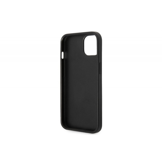 Гръб Karl Lagerfeld PU Saffiano Choupette Head Case за iPhone 14 Plus - Черен