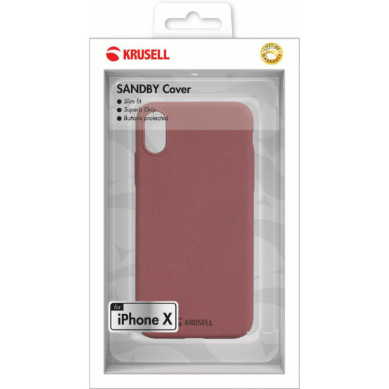 Гръб Krusell Sandby Cover за Apple Iphone X/XS - Rust