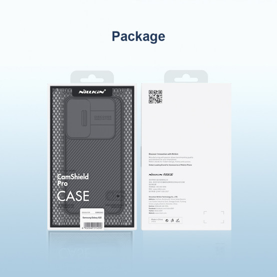 Гръб Nillkin camshield pro case за Samsung Galaxy S22 - Черен