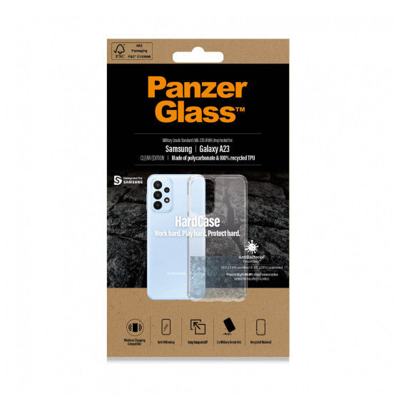 Гръб PanzerGlass Hard Case за Samsung Galaxy A23 - Прозрачен