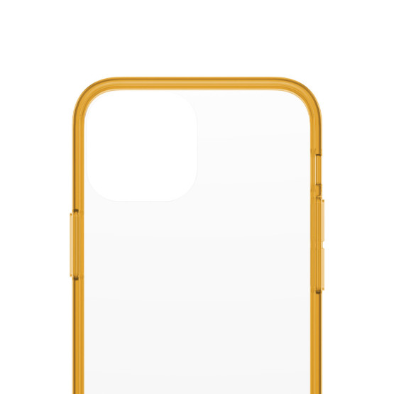 Гръб PanzerGlass за IPhone 13 mini, ClearCase - Оранжева рамка