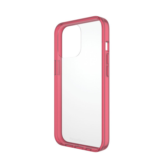 Гръб PanzerGlass за IPhone 13 Pro, ClearCase - Червена рамка