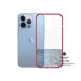 Гръб PanzerGlass за IPhone 13 Pro, ClearCase - Червена рамка