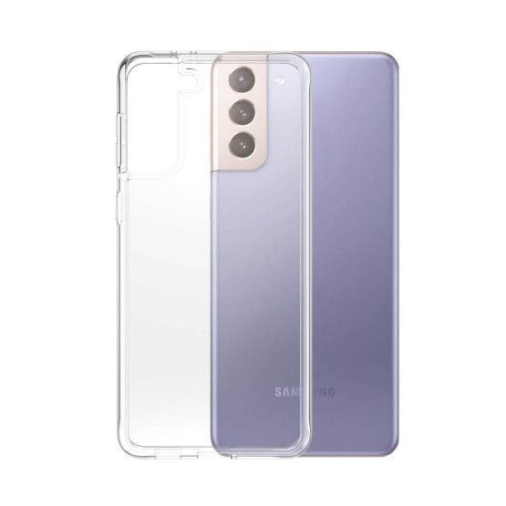 Гръб PanzerGlass за Samsung Galaxy S21 Plus AntiBacterial - Прозрачен, 118275