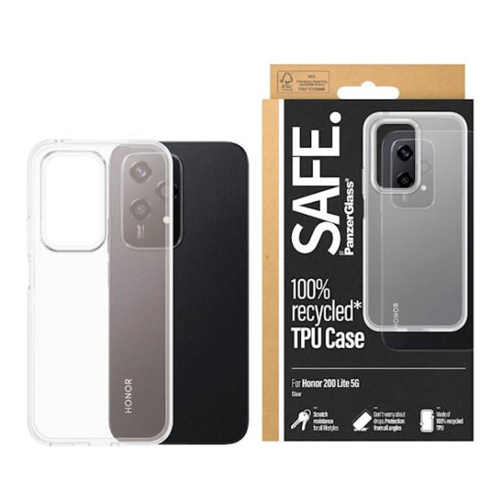 Гръб Safe за Honor 200 Lite 5G - Прозрачен
