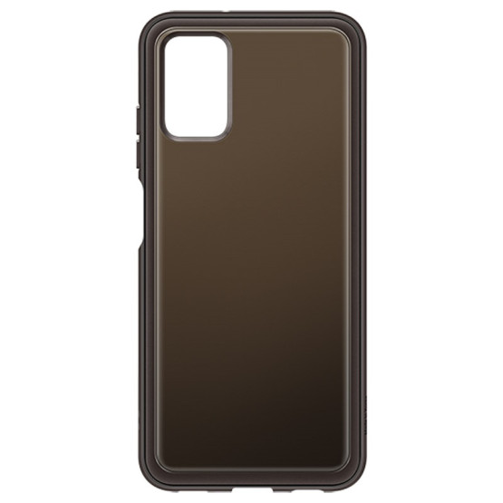 Гръб Samsung Soft Clear Cover for Galaxy A03s EF-QA038TBE - Черен