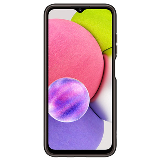 Гръб Samsung Soft Clear Cover for Galaxy A03s EF-QA038TBE - Черен