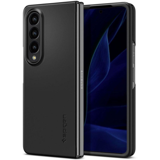 Гръб Spigen AirSkin Color за Galaxy Z Fold 4 - Черен