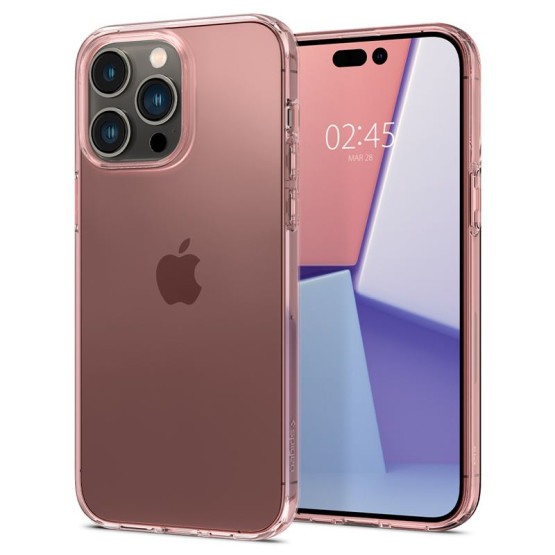 Гръб Spigen Crystal Flex, rose crystal за iPhone 14 Pro - Rose crystal