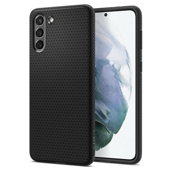 Гръб SPIGEN Liquid Air за Samsung Galaxy S21 - Черен