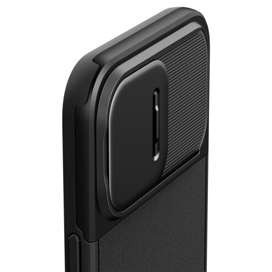 Гръб Spigen Optik Armor MagSafe за iPhone 15 Pro Max -Черен