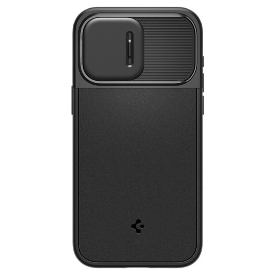 Гръб Spigen Optik Armor MagSafe за iPhone 15 Pro Max -Черен
